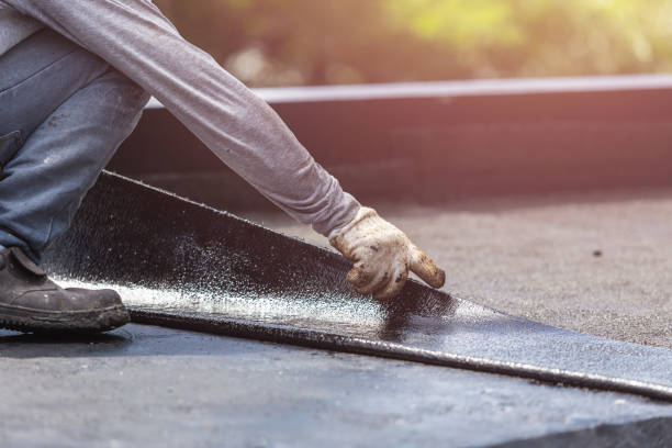 Professional Waterproofing technician working in Bowmansville, PA